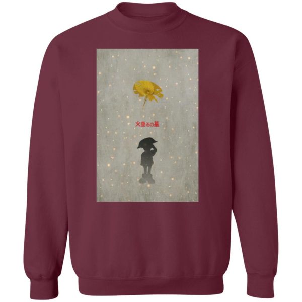 Grave Of The Fireflies Streaming - Grave of The Fireflies – Setsuko Simply Version Sweatshirt-Grave Of The Fireflies Streaming