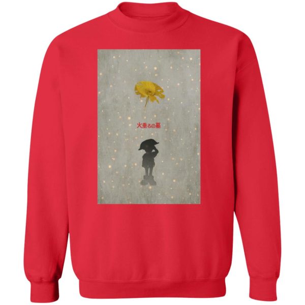 Grave Of The Fireflies Streaming - Grave of The Fireflies – Setsuko Simply Version Sweatshirt-Grave Of The Fireflies Streaming