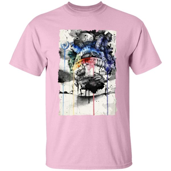 Howl's Moving Castle Tattoo - Howl’s Moving Castle Impressionism T Shirt for Kid-Howl's Moving Castle Tattoo