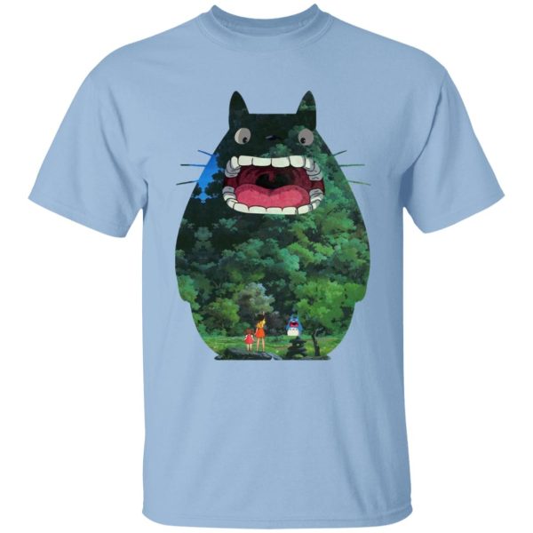 Totoro Anime - Totoro Jungle Color Cutout T Shirt for Kid-Totoro Anime