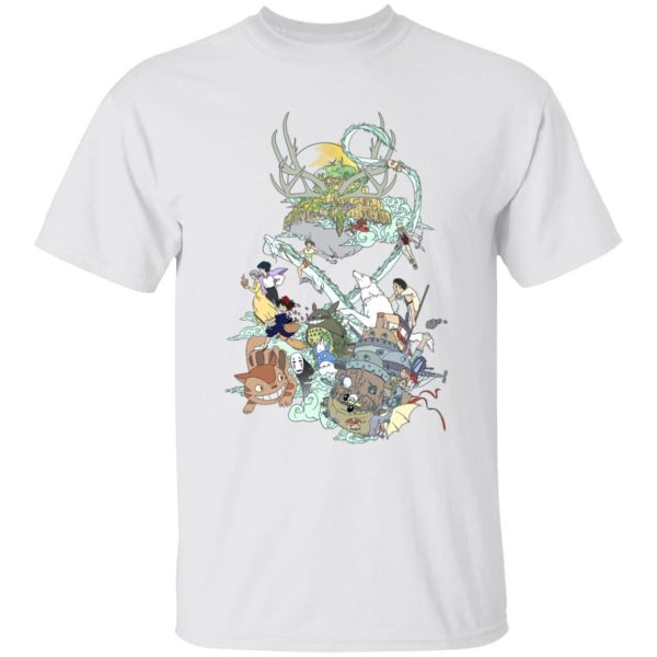 Hayao Miyazaki Totoro - Ghibli Characters Color Collection T Shirt for Kid-Hayao Miyazaki Totoro