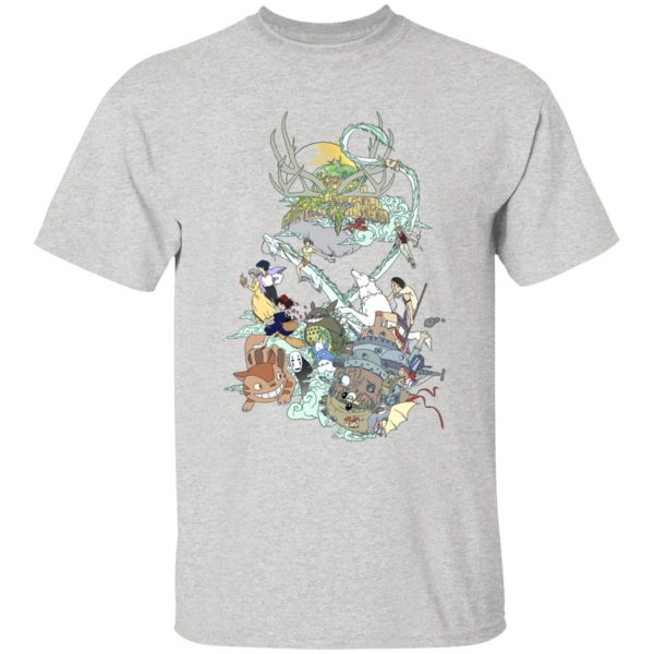 Hayao Miyazaki Totoro - Ghibli Characters Color Collection T Shirt for Kid-Hayao Miyazaki Totoro