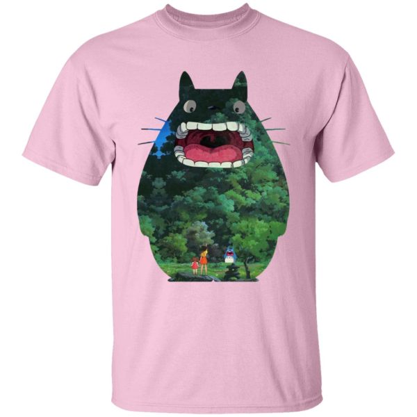 Totoro Anime - Totoro Jungle Color Cutout T Shirt for Kid-Totoro Anime