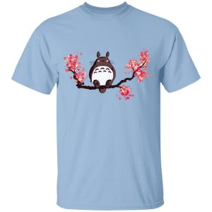 Blue Totoro - Totoro and Sakura T Shirt for Kid-Blue Totoro