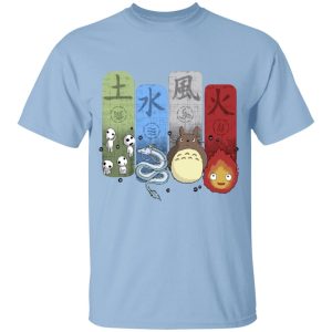 Dai-totoro - Ghibli Elemental T Shirt for Kid-Dai-totoro