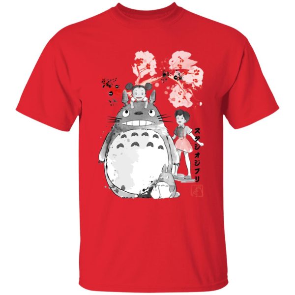 Totoro Meaning - Totoro and the Girls by Sakura T Shirt for Kid-Totoro Meaning