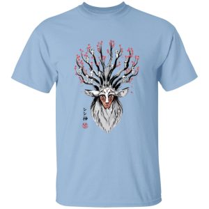 Princess Mononoke-ashitaka - Princess Mononoke – Shishigami and Sakura T Shirt for Kid-Princess Mononoke Ashitaka