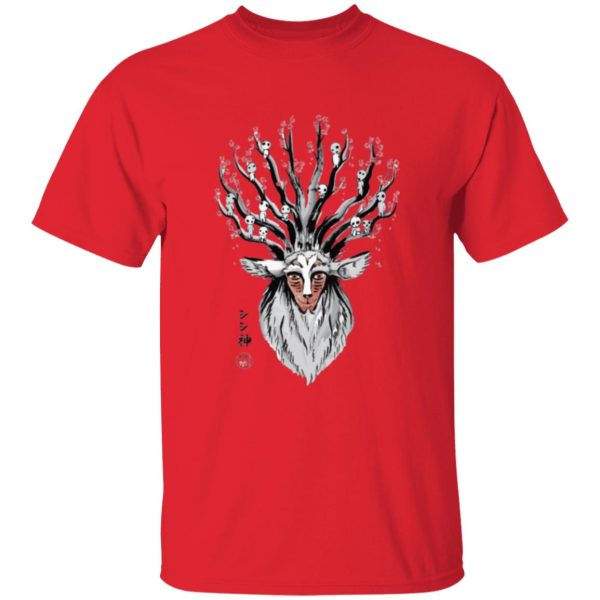 Princess Mononoke-ashitaka - Princess Mononoke – Shishigami and Sakura T Shirt for Kid-Princess Mononoke Ashitaka