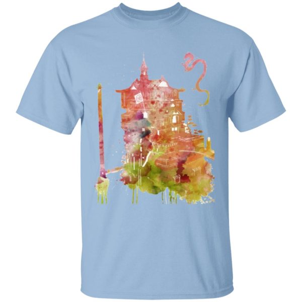 Spirited Away Tattoo - Spirited Away – The Bathhouse Color Cutout T Shirt for Kid-Spirited Away Tattoo