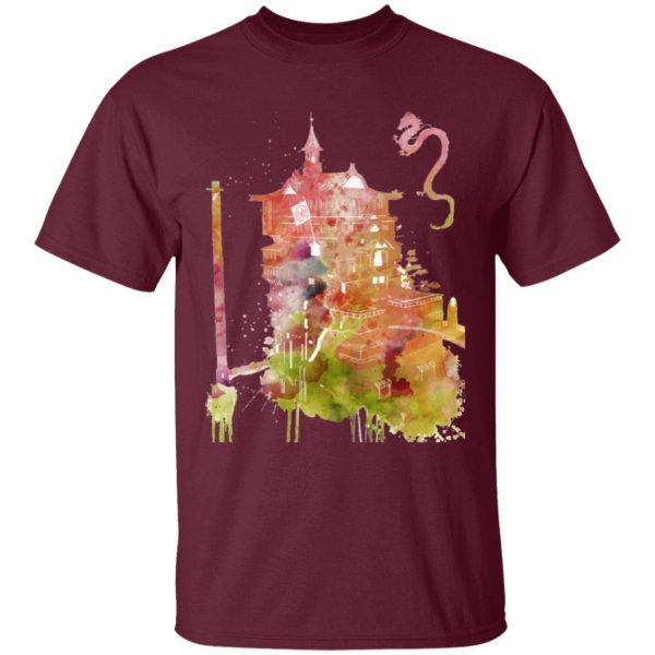 Spirited Away Tattoo - Spirited Away – The Bathhouse Color Cutout T Shirt for Kid-Spirited Away Tattoo