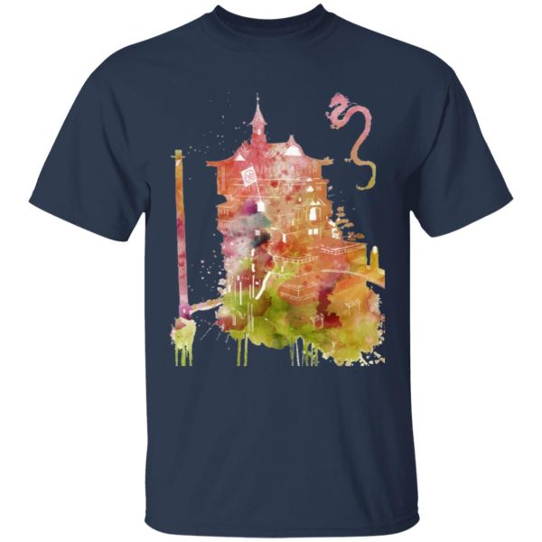 Spirited Away Tattoo - Spirited Away – The Bathhouse Color Cutout T Shirt for Kid-Spirited Away Tattoo