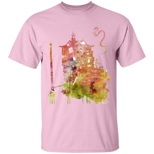 Spirited Away Tattoo - Spirited Away – The Bathhouse Color Cutout T Shirt for Kid-Spirited Away Tattoo