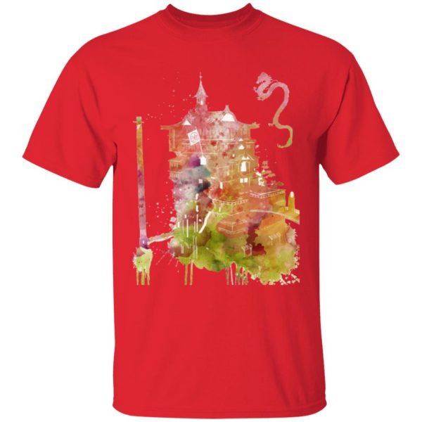 Spirited Away Tattoo - Spirited Away – The Bathhouse Color Cutout T Shirt for Kid-Spirited Away Tattoo