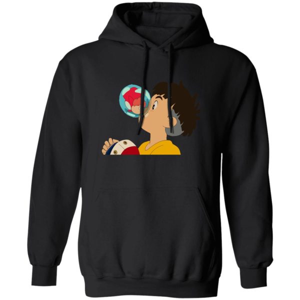 Ponyo Cosplay Ponyo Baby Fish - Ponyo The Kiss Hoodie-Apparel, Hoodie, ponyo, Ponyo Cosplay Ponyo Baby Fish