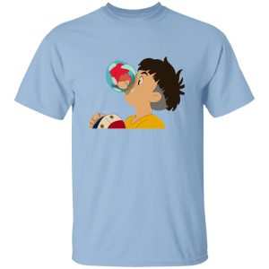 Watch Ponyo - Ponyo The Kiss T Shirt-Apparel, ponyo, Tshirt, Watch Ponyo