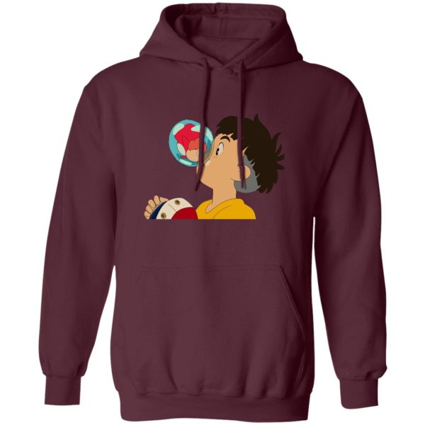 Ponyo Cosplay Ponyo Baby Fish - Ponyo The Kiss Hoodie-Apparel, Hoodie, ponyo, Ponyo Cosplay Ponyo Baby Fish