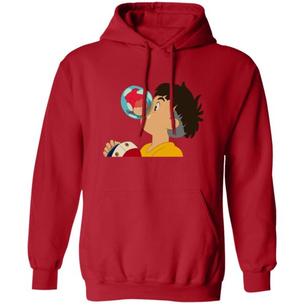 Ponyo Cosplay Ponyo Baby Fish - Ponyo The Kiss Hoodie-Apparel, Hoodie, ponyo, Ponyo Cosplay Ponyo Baby Fish