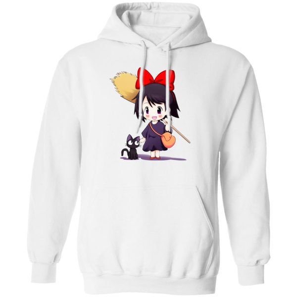 Movie Kiki's Delivery Service - Kiki’s Delivery Service Chibi Hoodie-Apparel, Hoodie, Kiki's Delivery Service, Movie Kiki's Delivery Service