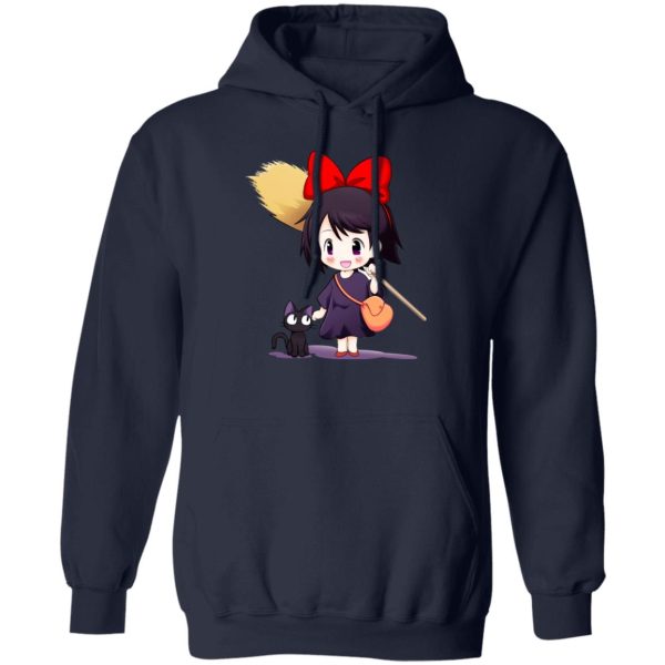 Movie Kiki's Delivery Service - Kiki’s Delivery Service Chibi Hoodie-Apparel, Hoodie, Kiki's Delivery Service, Movie Kiki's Delivery Service