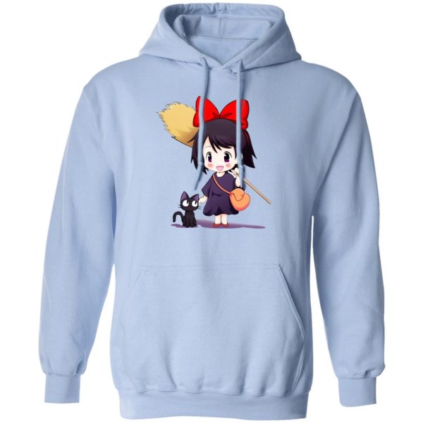 Movie Kiki's Delivery Service - Kiki’s Delivery Service Chibi Hoodie-Apparel, Hoodie, Kiki's Delivery Service, Movie Kiki's Delivery Service