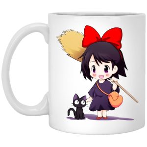 Figures Set Ghibli Ga Ippai Yubin Ningyou Kiki's Delivery Service - Kiki’s Delivery Service Chibi Mug-Figures Set Ghibli Ga Ippai Yubin Ningyou Kiki's Delivery Service, House Decor, Kiki's Delivery Service, Mug