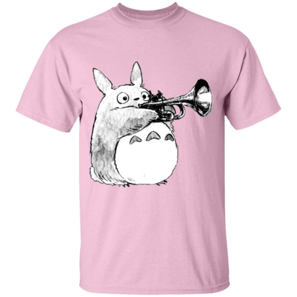 Totoro Umbrella - Totoro and the trumpet T Shirt for Kid-Totoro Umbrella