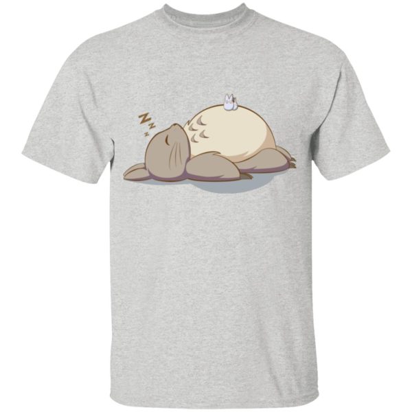 Totoro Soot Sprites - Sleeping Totoro T Shirt for Kid-Totoro Soot Sprites