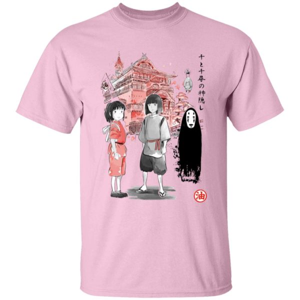 Spirited Away Dust Sprites - Spirited Away – Sen and Friends by the Bathhouse T Shirt for Kid-Spirited Away Dust Sprites