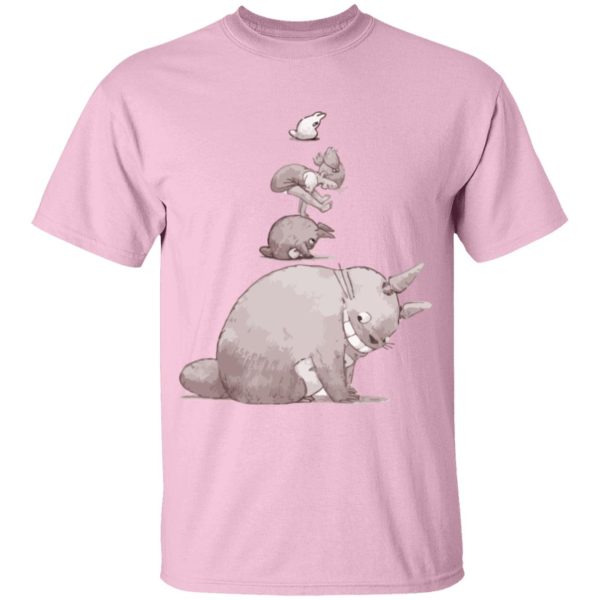 Totoro Soot Gremlins - Totoro – Jump over the cow playing T Shirt for Kid-Totoro Soot Gremlins