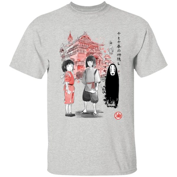 Spirited Away Dust Sprites - Spirited Away – Sen and Friends by the Bathhouse T Shirt for Kid-Spirited Away Dust Sprites