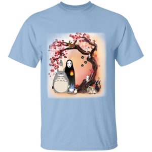 Chibi Totoro - Totoro and Ghibli Friends under the Sakura T Shirt for Kid-Chibi Totoro