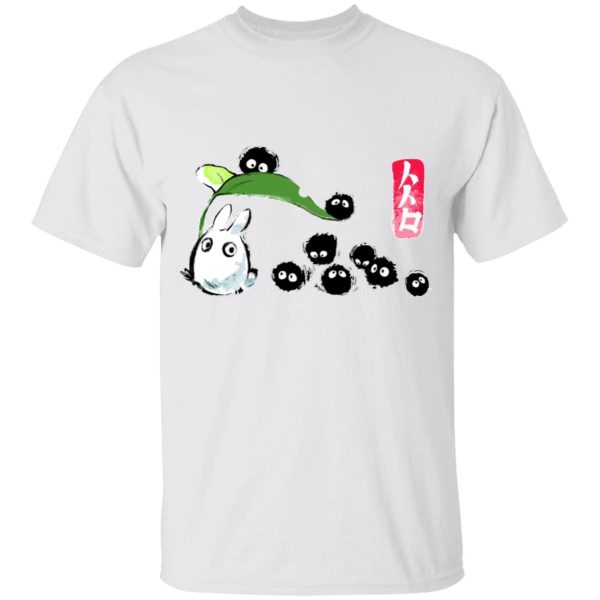 Totoro Restaurant - Mini Totoro and the Soot Balls T Shirt for Kid-Totoro Restaurant