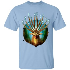 Anime Film Princess Mononoke - Princess Mononoke – Shishigami and The Tree Spirit T Shirt for Kid-Anime Film Princess Mononoke