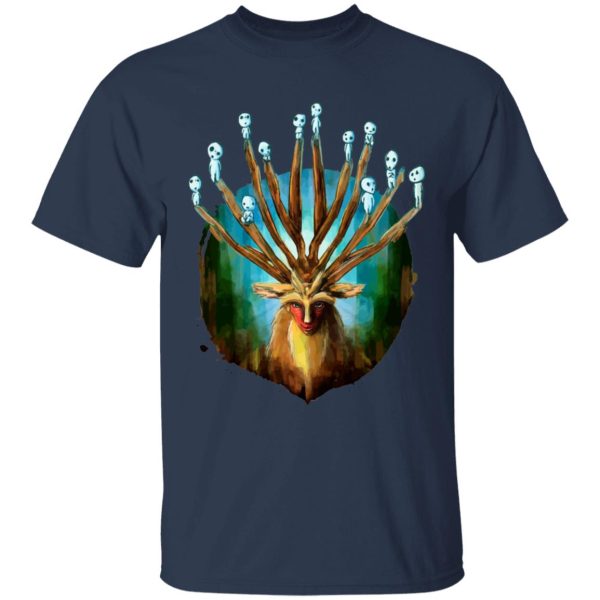 Anime Film Princess Mononoke - Princess Mononoke – Shishigami and The Tree Spirit T Shirt for Kid-Anime Film Princess Mononoke