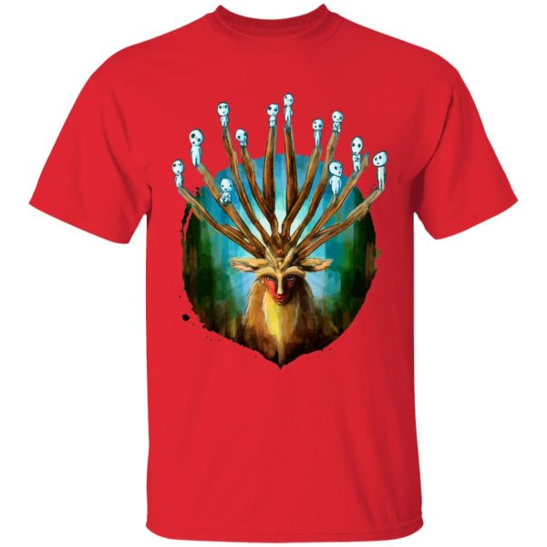 Anime Film Princess Mononoke - Princess Mononoke – Shishigami and The Tree Spirit T Shirt for Kid-Anime Film Princess Mononoke