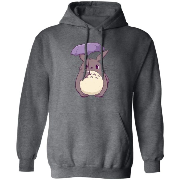 Totoro Plush Toy - Totoro and Umbrella Cute Hoodie-Apparel, Hoodie, My Neighbor Totoro, Totoro Plush Toy