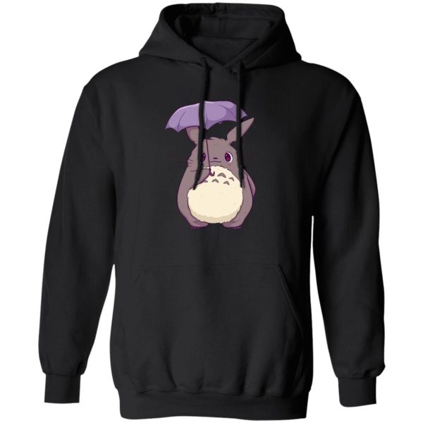 Totoro Plush Toy - Totoro and Umbrella Cute Hoodie-Apparel, Hoodie, My Neighbor Totoro, Totoro Plush Toy