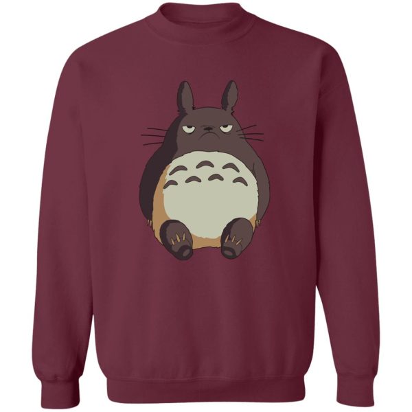 My Neighbor Totoro Japanese - Angry Totoro Sweatshirt-Apparel, My Neighbor Totoro, My Neighbor Totoro Japanese, Sweatshirt