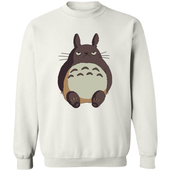 My Neighbor Totoro Japanese - Angry Totoro Sweatshirt-Apparel, My Neighbor Totoro, My Neighbor Totoro Japanese, Sweatshirt