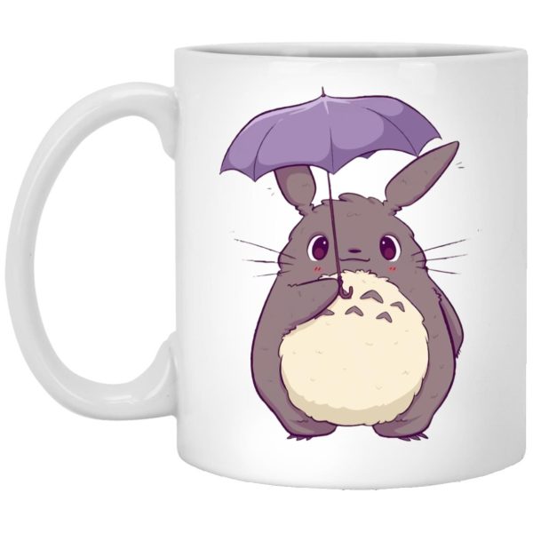 Totoro Japanese Restaurant - Totoro and Umbrella Cute Mug-House Decor, Mug, My Neighbor Totoro, Totoro Japanese Restaurant