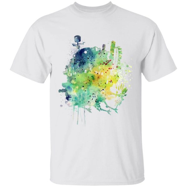 Howl's Moving Castle In Theaters - Howl’s Moving Castle Colorful Castle T Shirt for Kid-Howl's Moving Castle In Theaters