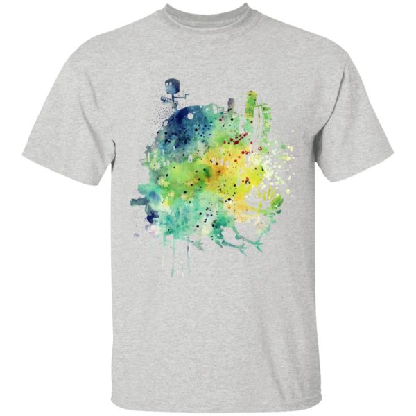 Howl's Moving Castle In Theaters - Howl’s Moving Castle Colorful Castle T Shirt for Kid-Howl's Moving Castle In Theaters