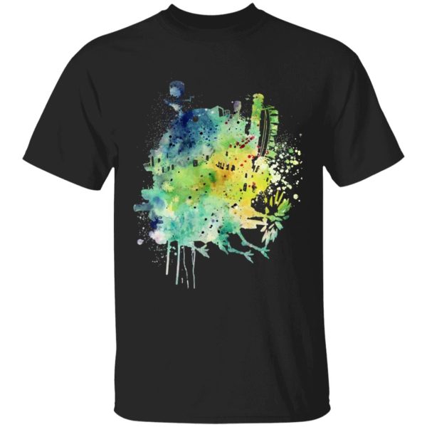 Howl's Moving Castle In Theaters - Howl’s Moving Castle Colorful Castle T Shirt for Kid-Howl's Moving Castle In Theaters