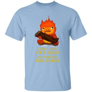 Howl's Moving Castle Explained - Howl’s Moving Castle Calcifer T Shirt for Kid-Howl's Moving Castle Explained