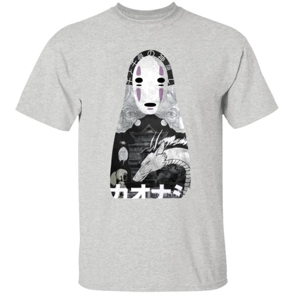 Spirited Away Yubaba - Spirited Away Kaonashi Cutout Black T Shirt for Kid-Spirited Away Yubaba