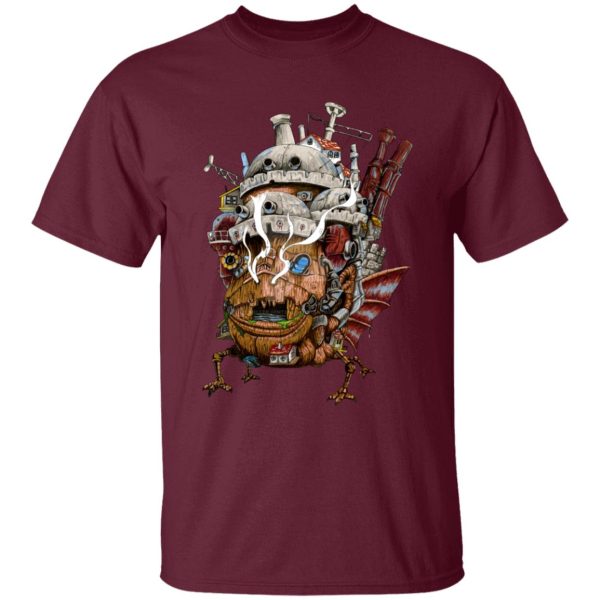 Howl's Moving Castle Series - Howl’s Moving Castle – Smoking T Shirt for Kid-Howl's Moving Castle Series