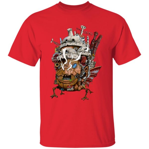 Howl's Moving Castle Series - Howl’s Moving Castle – Smoking T Shirt for Kid-Howl's Moving Castle Series