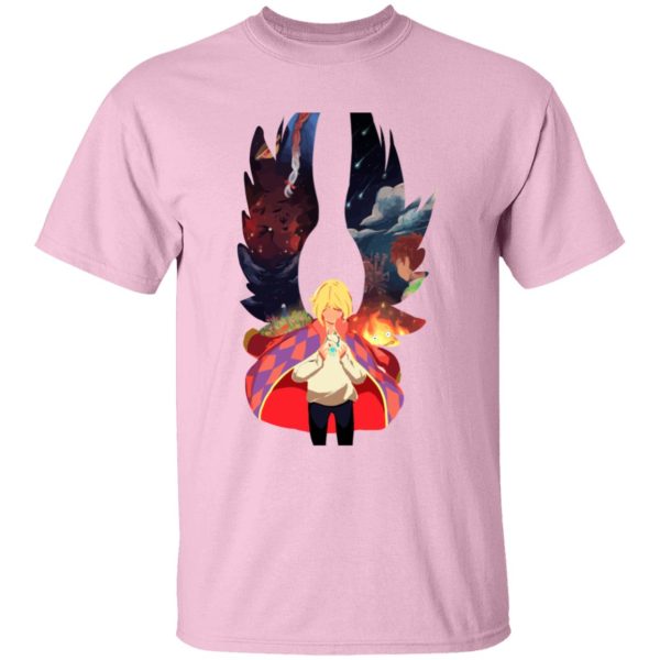 Howl's Moving Castle Movie - Howl and Colorful Wings T Shirt for Kid-Howl's Moving Castle Movie