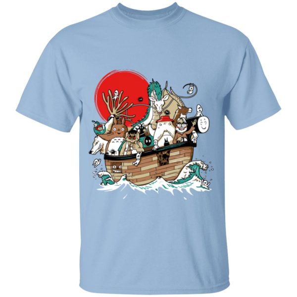 Totoro Japanese Restaurant - Studio Ghibli Boat T Shirt for Kid-Totoro Japanese Restaurant