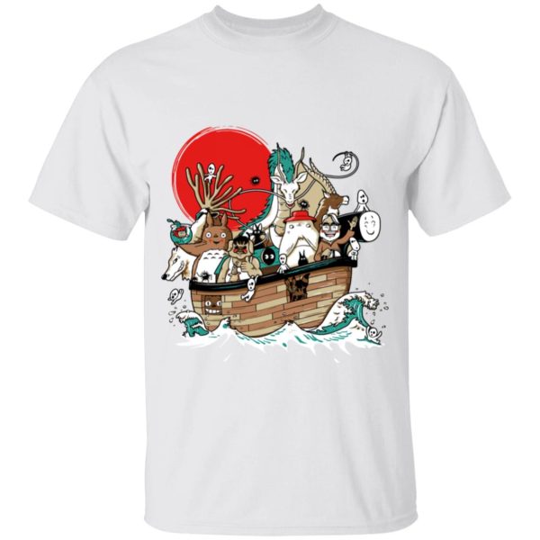 Totoro Japanese Restaurant - Studio Ghibli Boat T Shirt for Kid-Totoro Japanese Restaurant